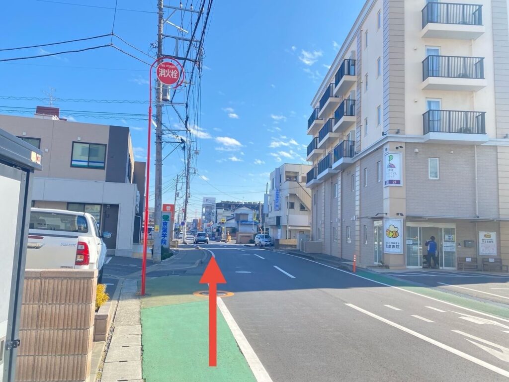 整体サロンてぃ〜だ四街道店までの道のり